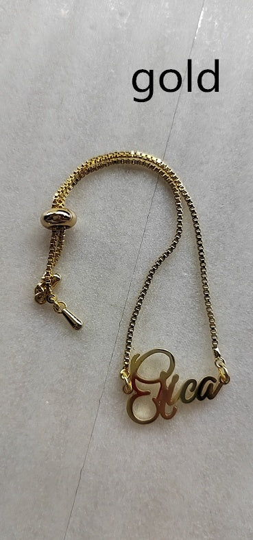 Name Bracelet Stainless Steel