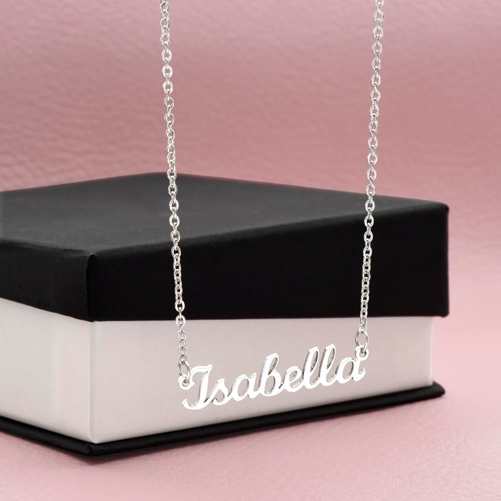 Personalized name necklace