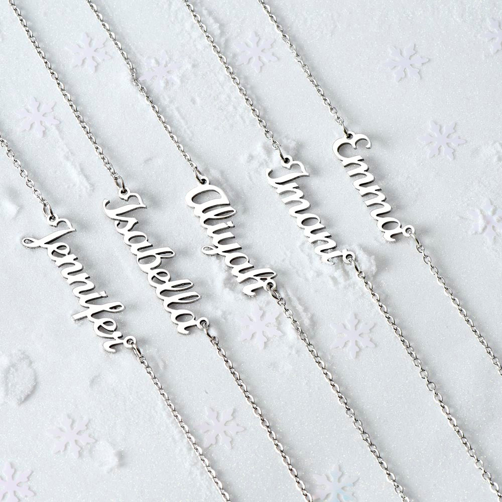Personalized name necklace