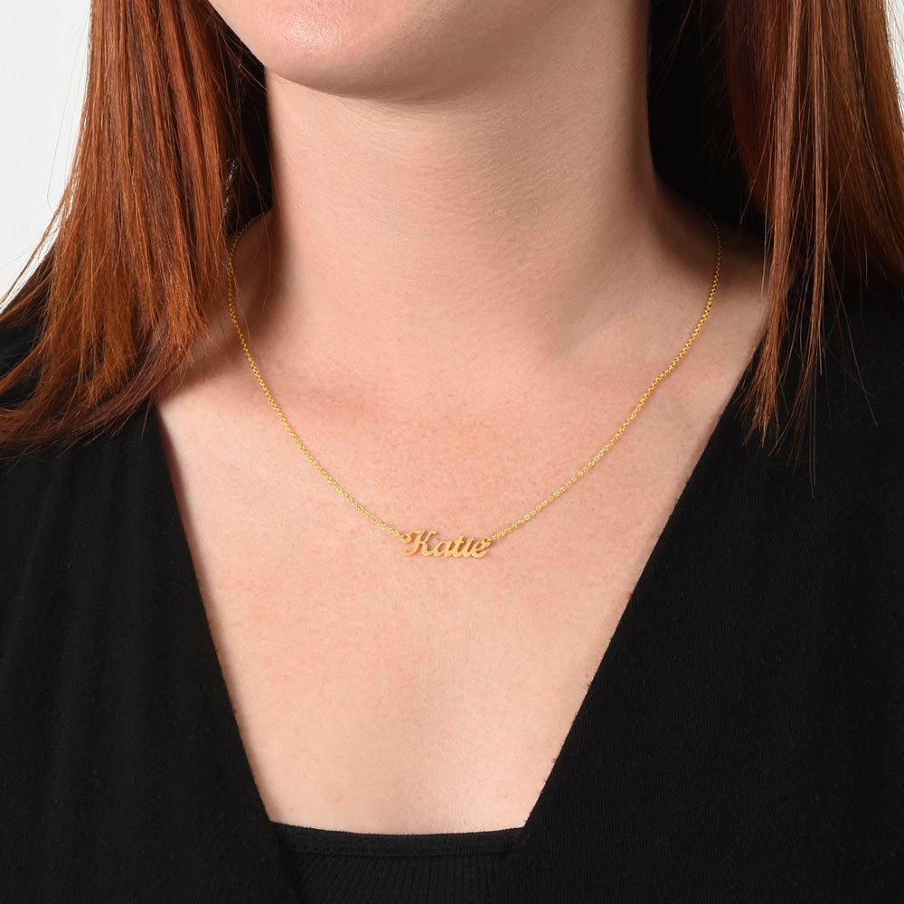 Personalized name necklace