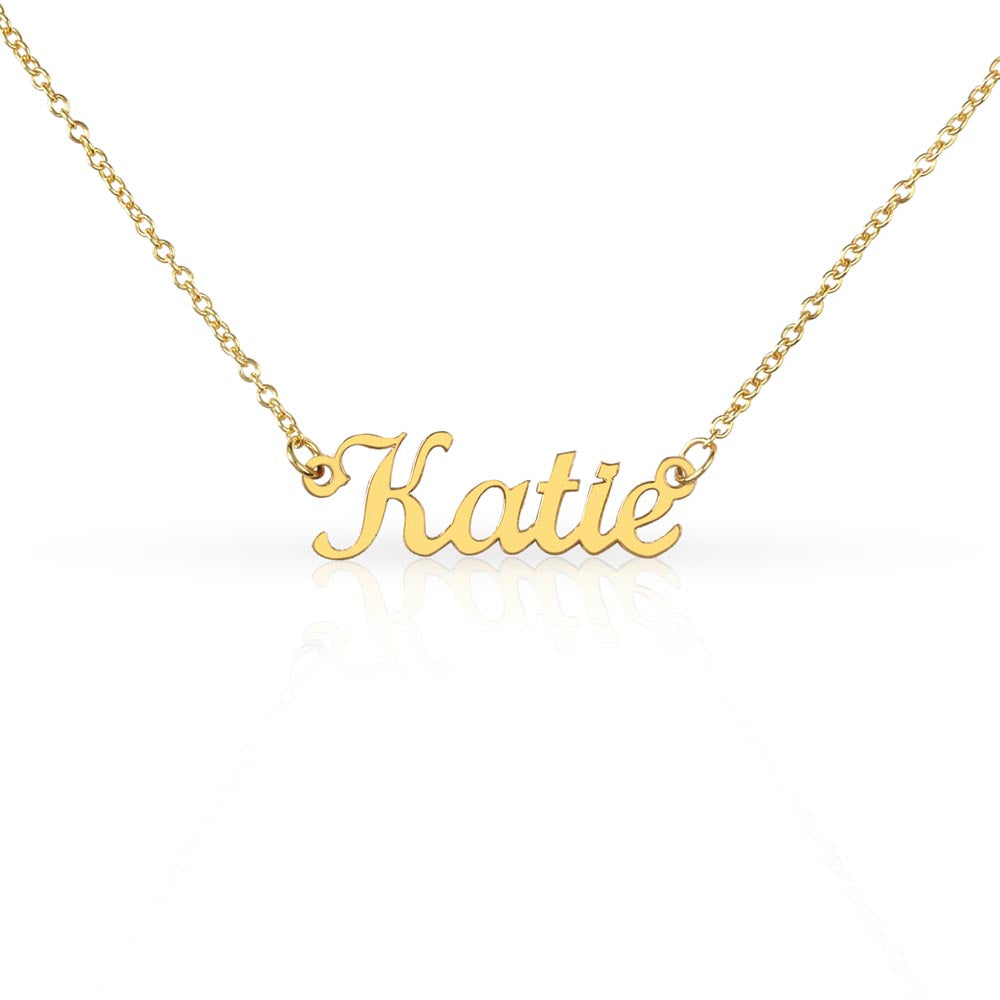 Personalized name necklace
