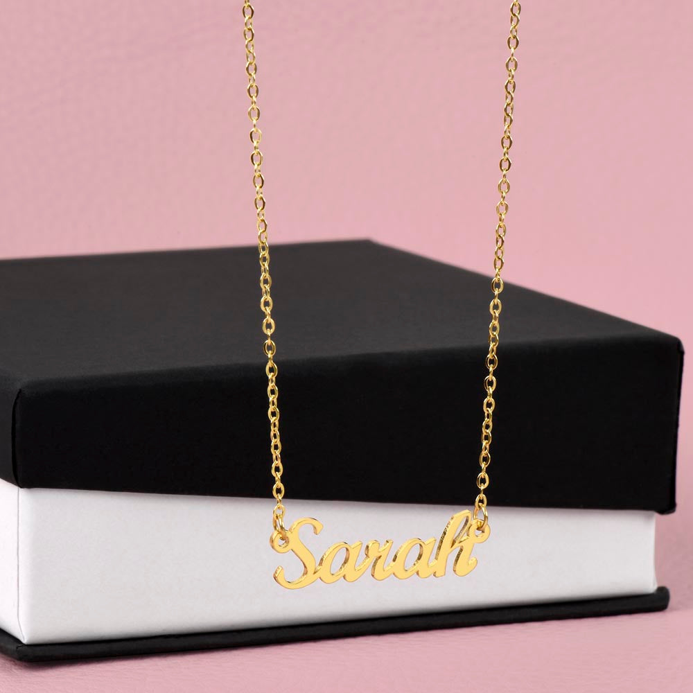 Personalized name necklace
