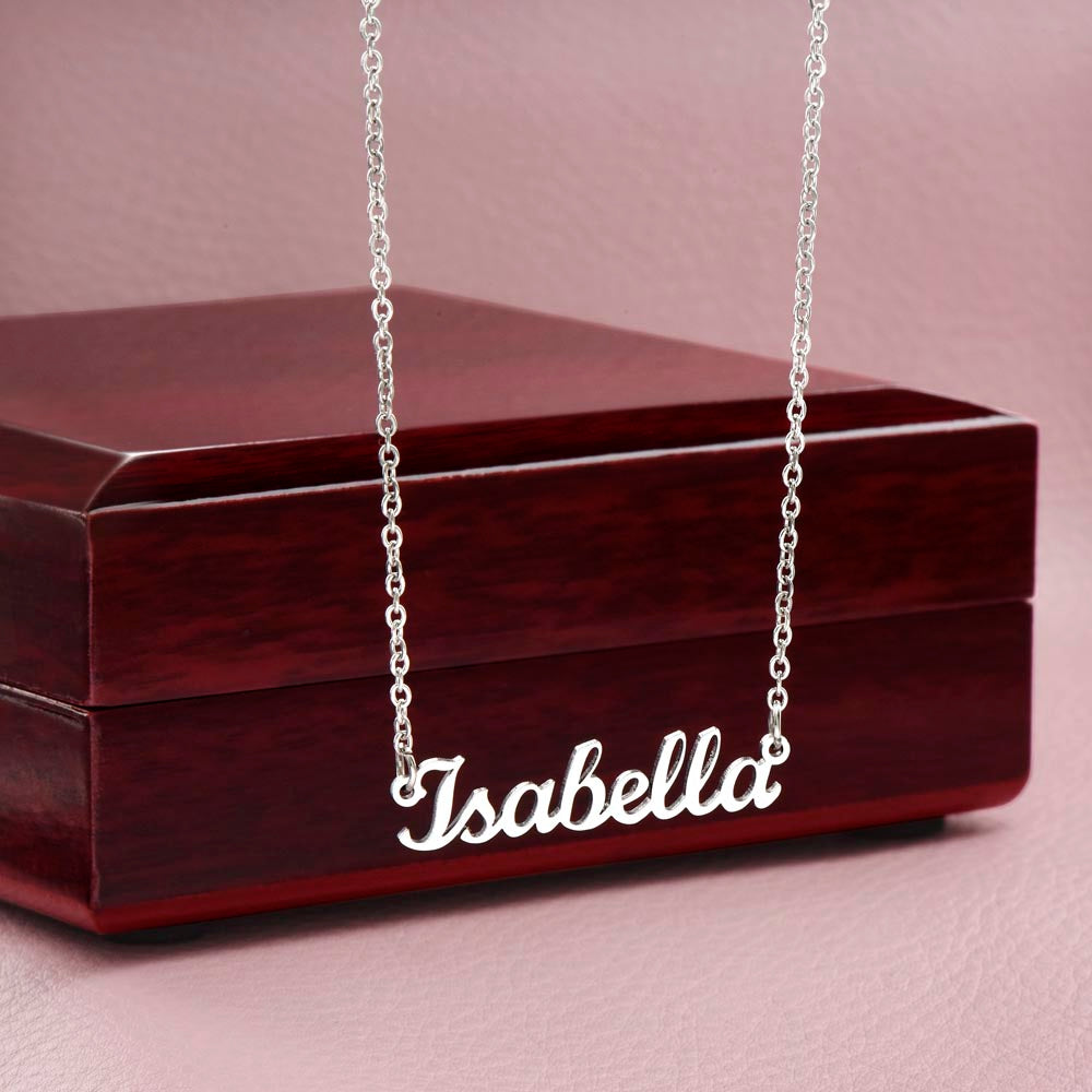 Personalized name necklace