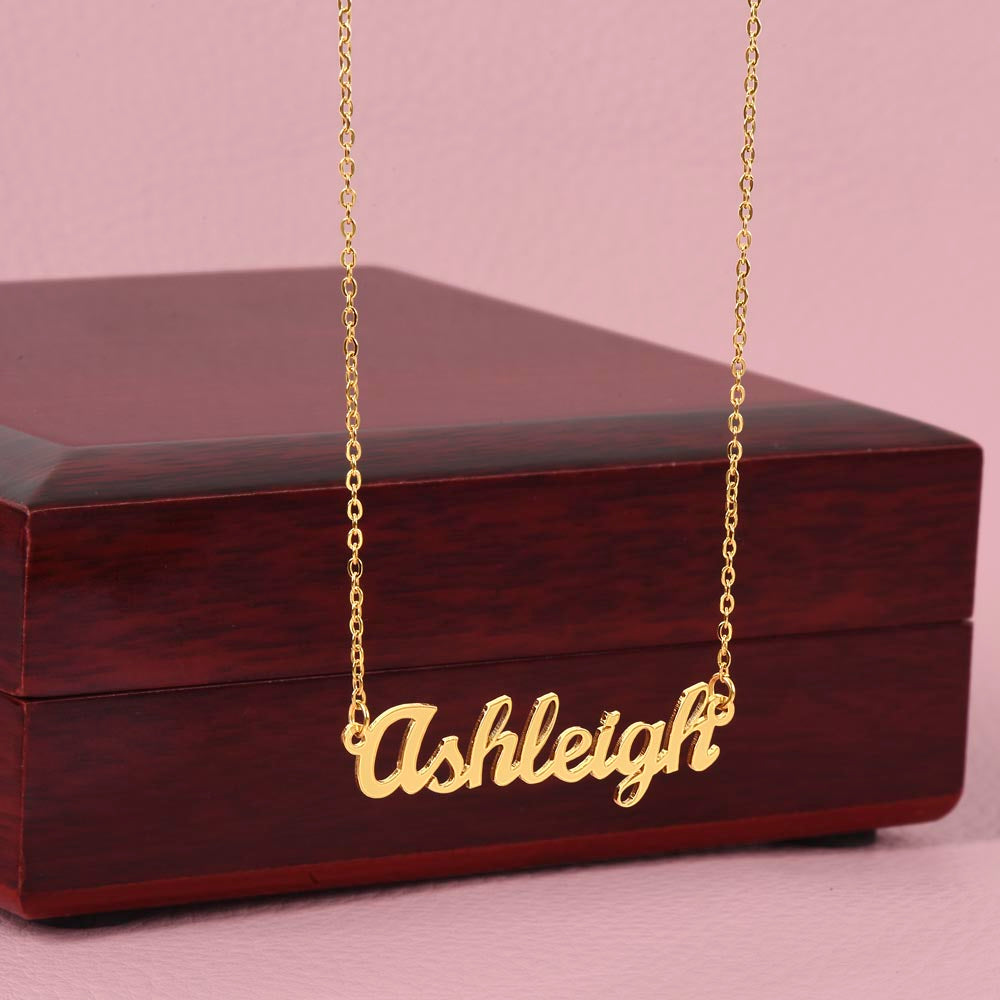Personalized name necklace