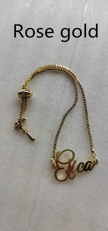 Name Bracelet Stainless Steel