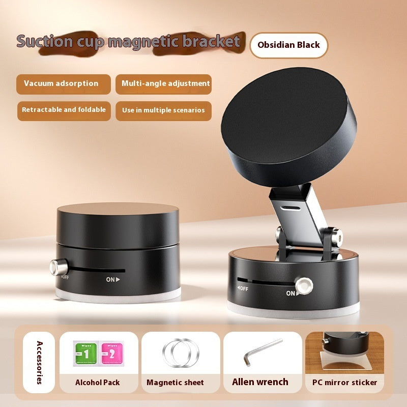 Foldable Magnetic Vacuum Phone Holder