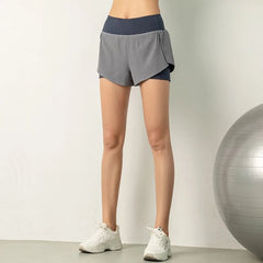 Double Shorts Side Pocket Running Shorts