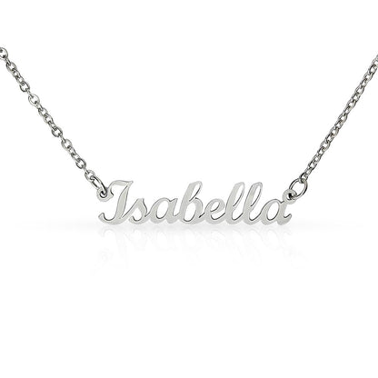 Personalized name necklace