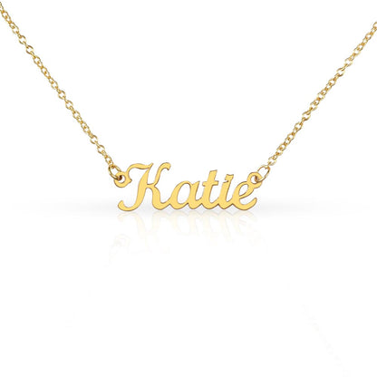 Personalized name necklace
