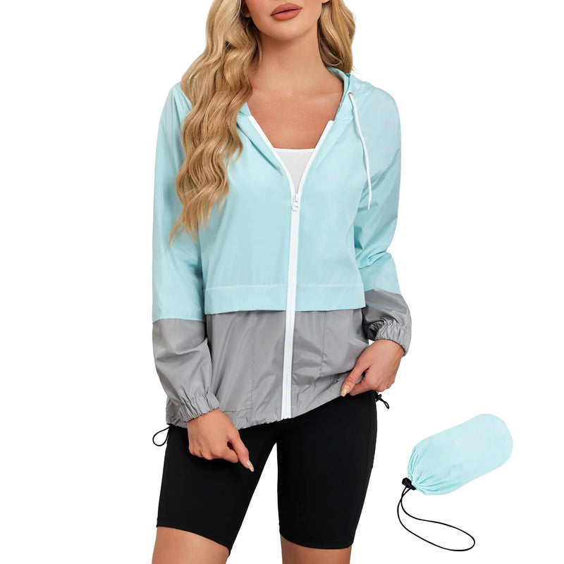 Zando Packable Rain Jacket Women